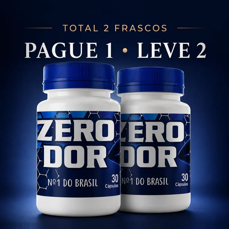 Kit com 2 frascos de Zero Dor: pague 1, leve 2